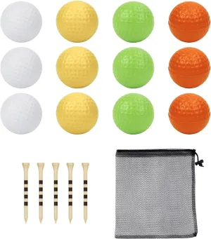 40 Pack Foam Golf Practice Balls - Realistic Feel and Limited Flight Training Balls for Indoor or Outdoor