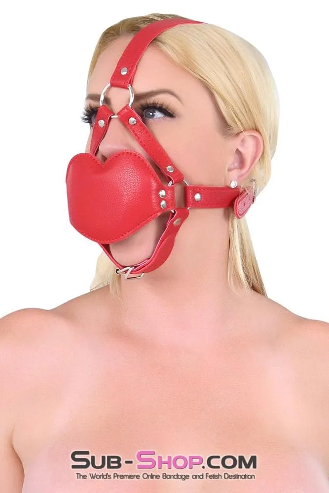 7935DL       Red Lips Blow Job Trainer Thick Penis Gag Trainer