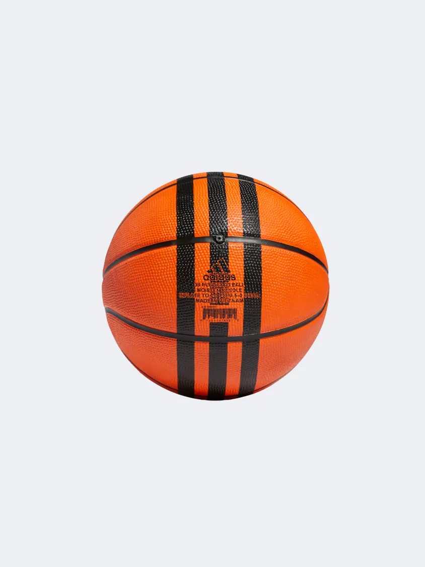 Adidas Rubber X3 Unisex Basketball Ball Natural/Black/Gold