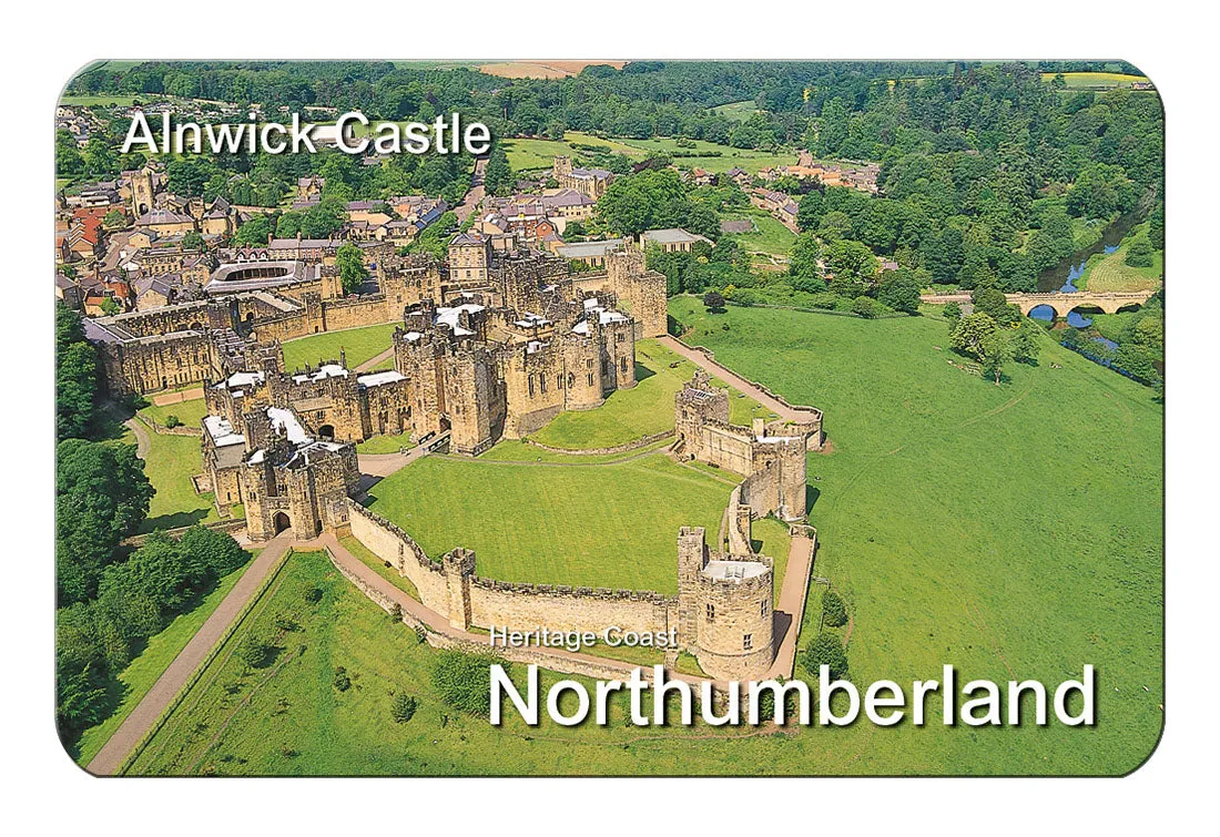 Alnwick Castle Flexible Fridge Magnet