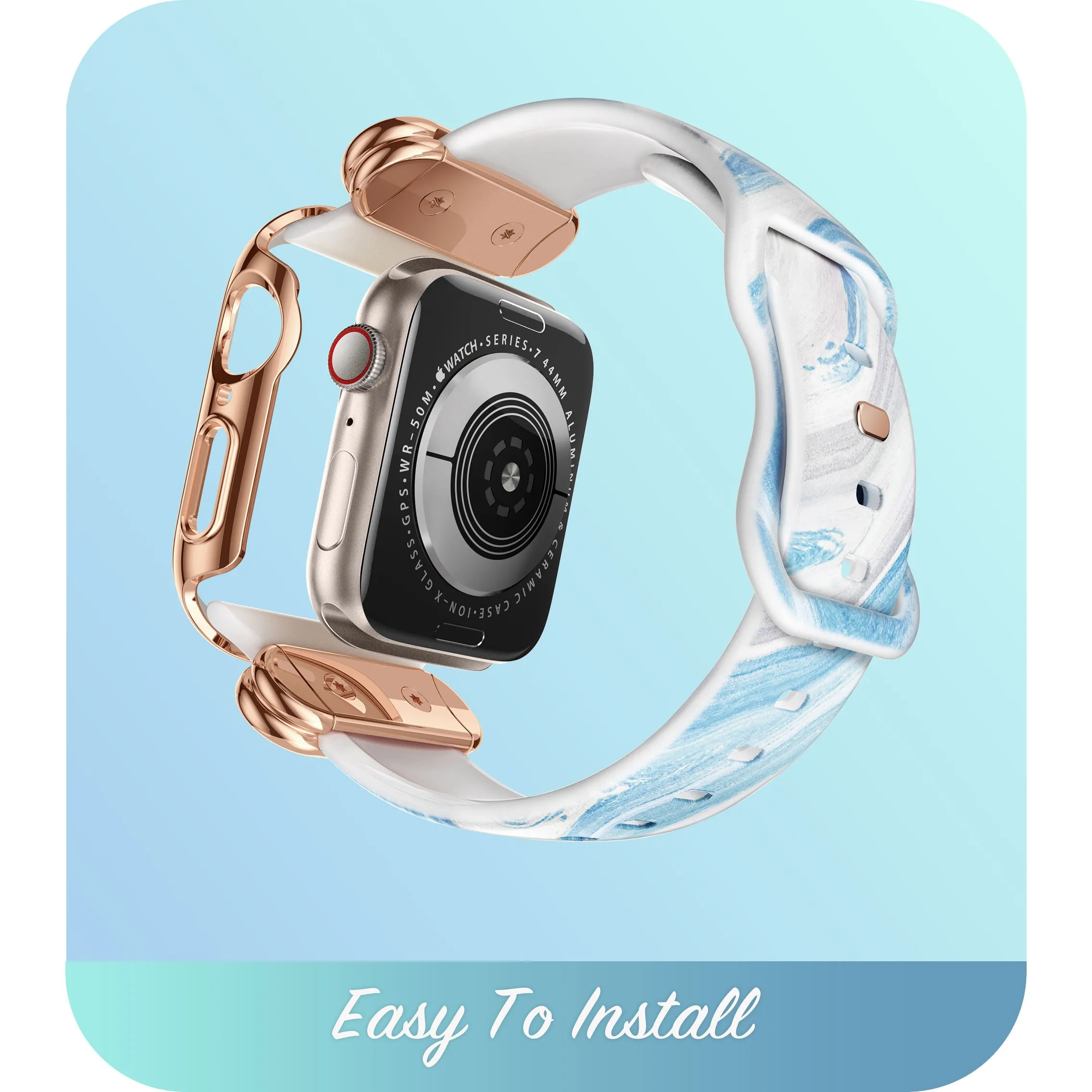 Apple Watch 40/41mm Cosmo Luxe Case - Ocean Blue