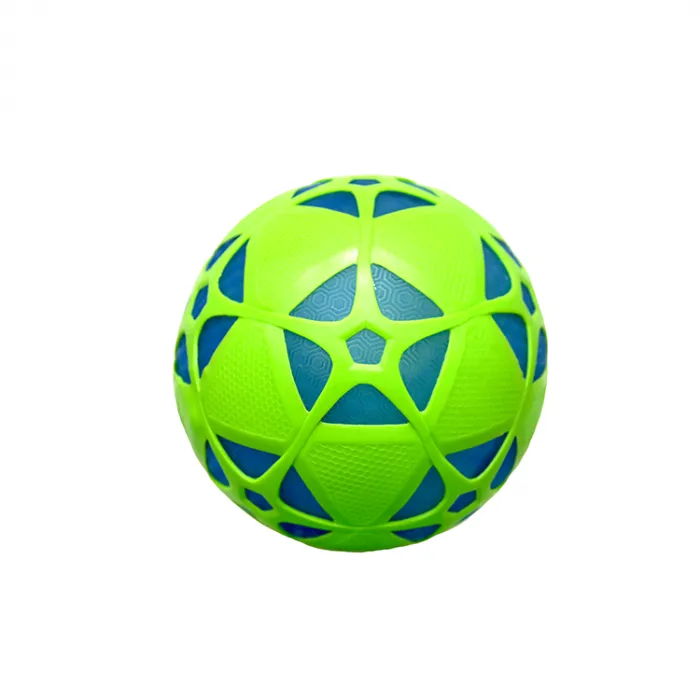 Blue & Green Coop Reactorz Light-Up Soccer Ball for Enhanced Outdoor Play