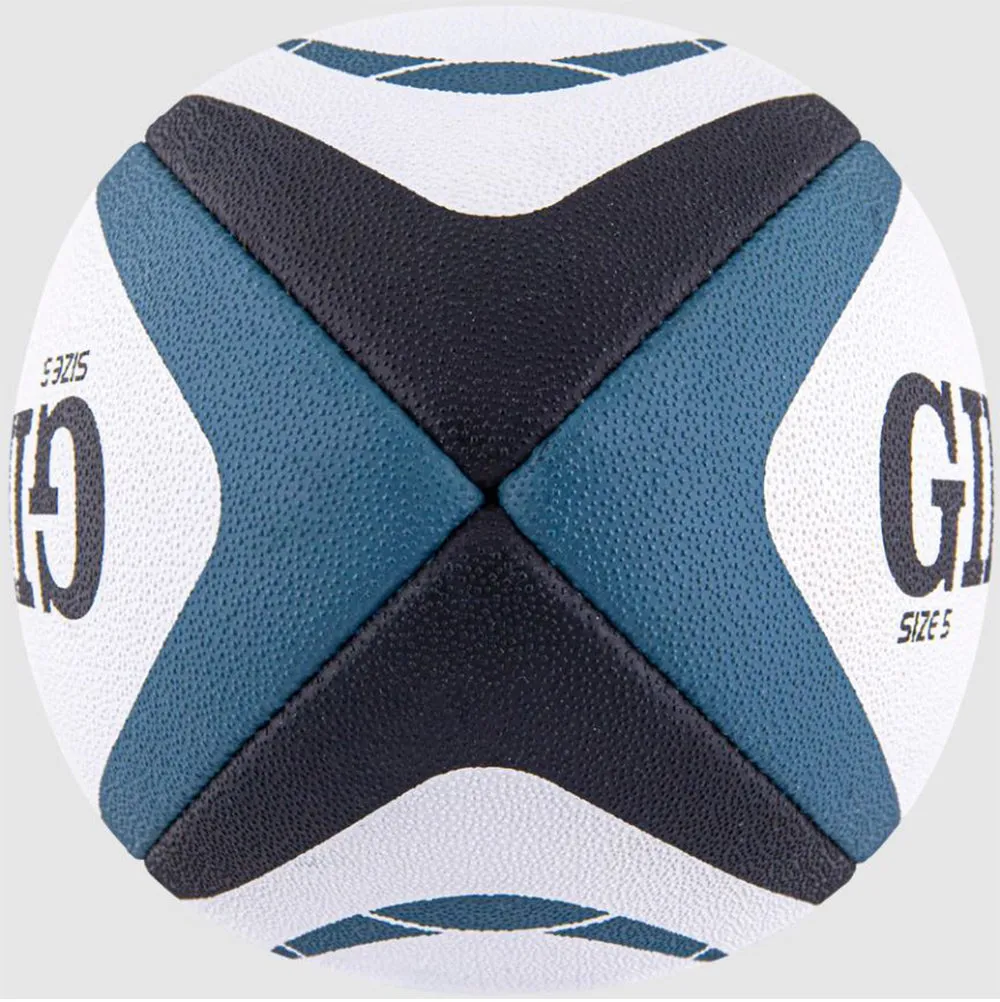 Gilbert KINETICA Elite Rugby Ball Size 5 (Blue)
