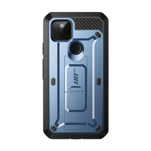 Google Pixel 5 (2020) Unicorn Beetle PRO Rugged Holster Case-Metallic Blue