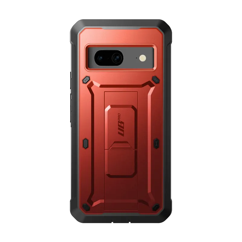 Google Pixel 7 Unicorn Beetle PRO Rugged Holster Case-Metallic Red