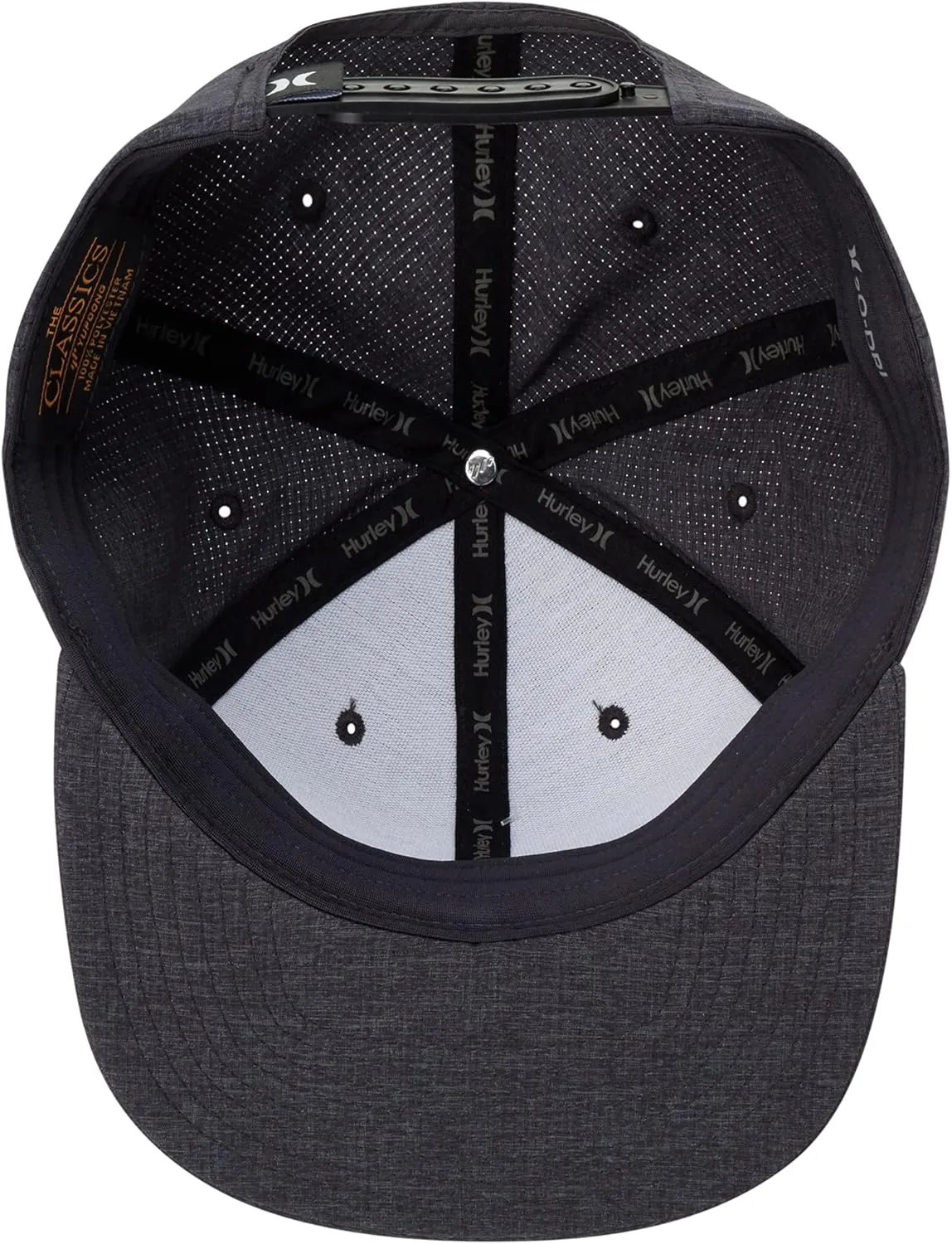 Hurley Mens Hat  Lightweight Phantom Core Snap-Back Baseball Cap