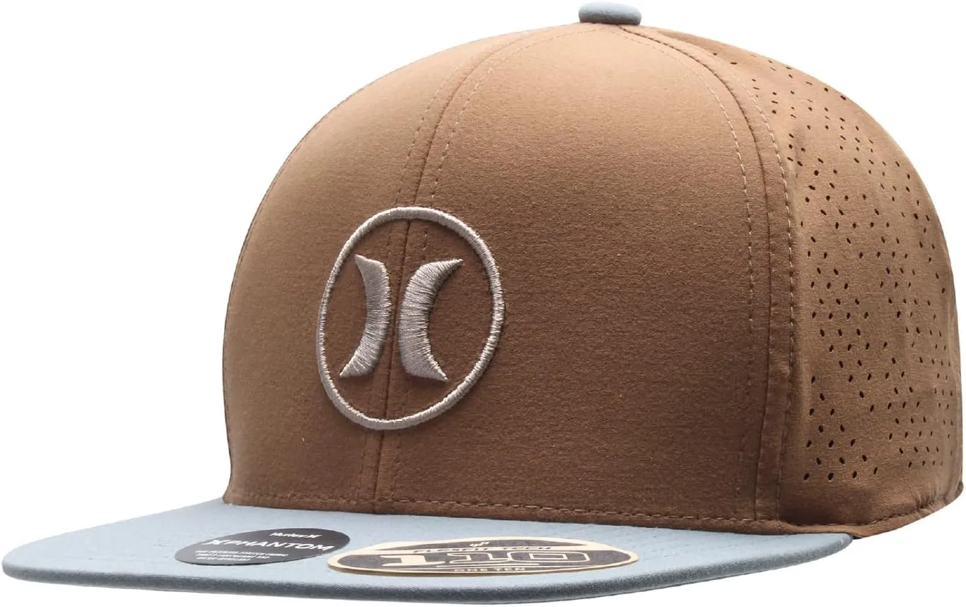 Hurley Mens Hat  Lightweight Phantom Core Snap-Back Baseball Cap
