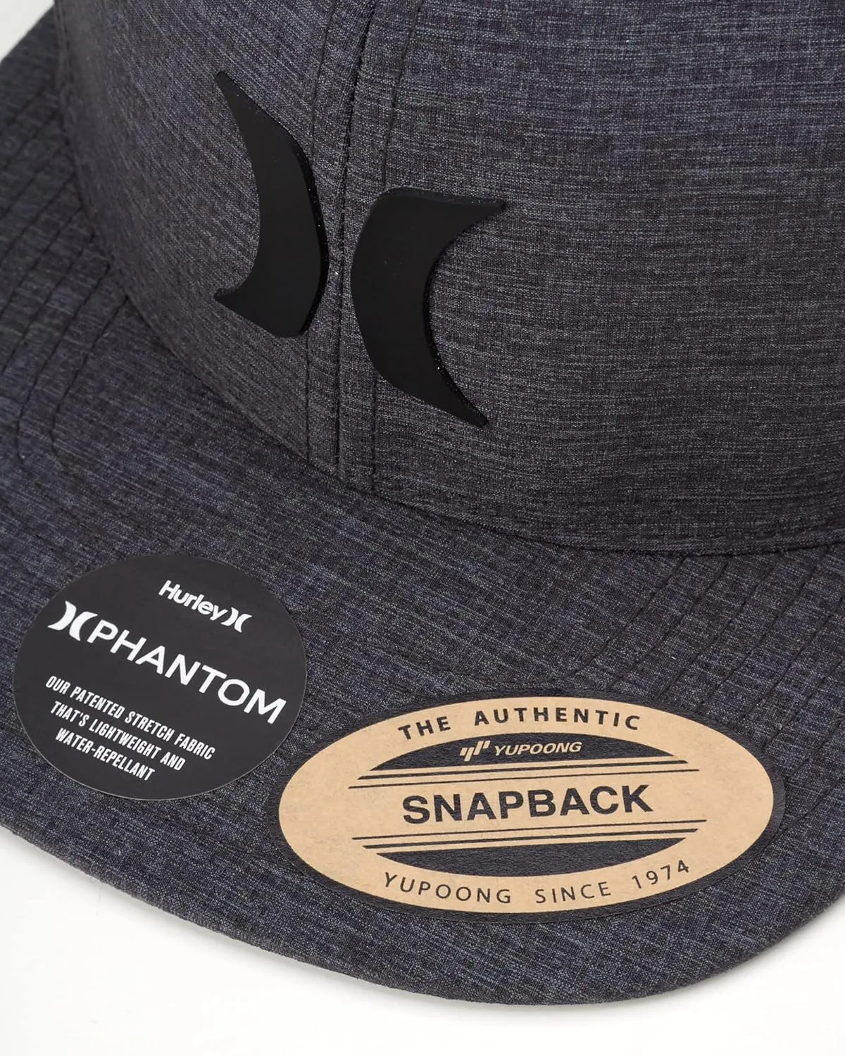 Hurley Mens Hat  Lightweight Phantom Core Snap-Back Baseball Cap