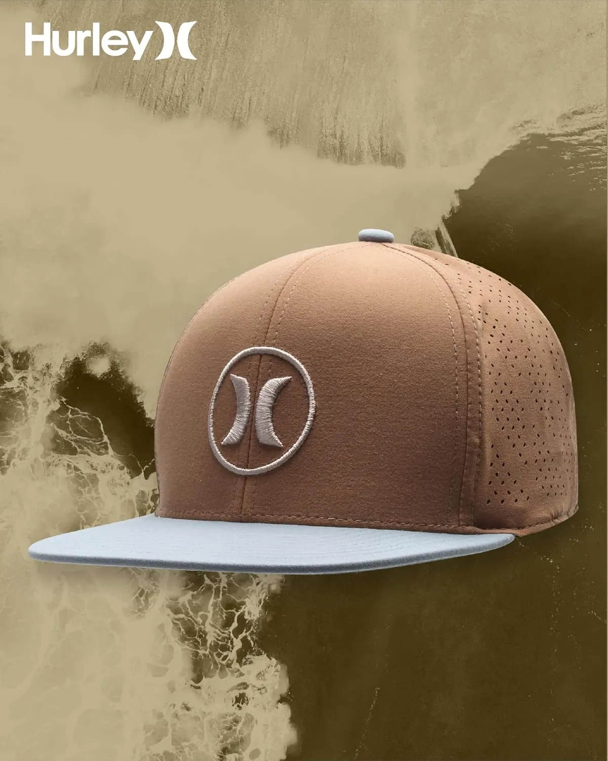 Hurley Mens Hat  Lightweight Phantom Core Snap-Back Baseball Cap