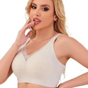 Minimizer Bras for Women Wireless Sports Bras with Support Comfortable Smoothing Everyday Bra (32C-46DD)