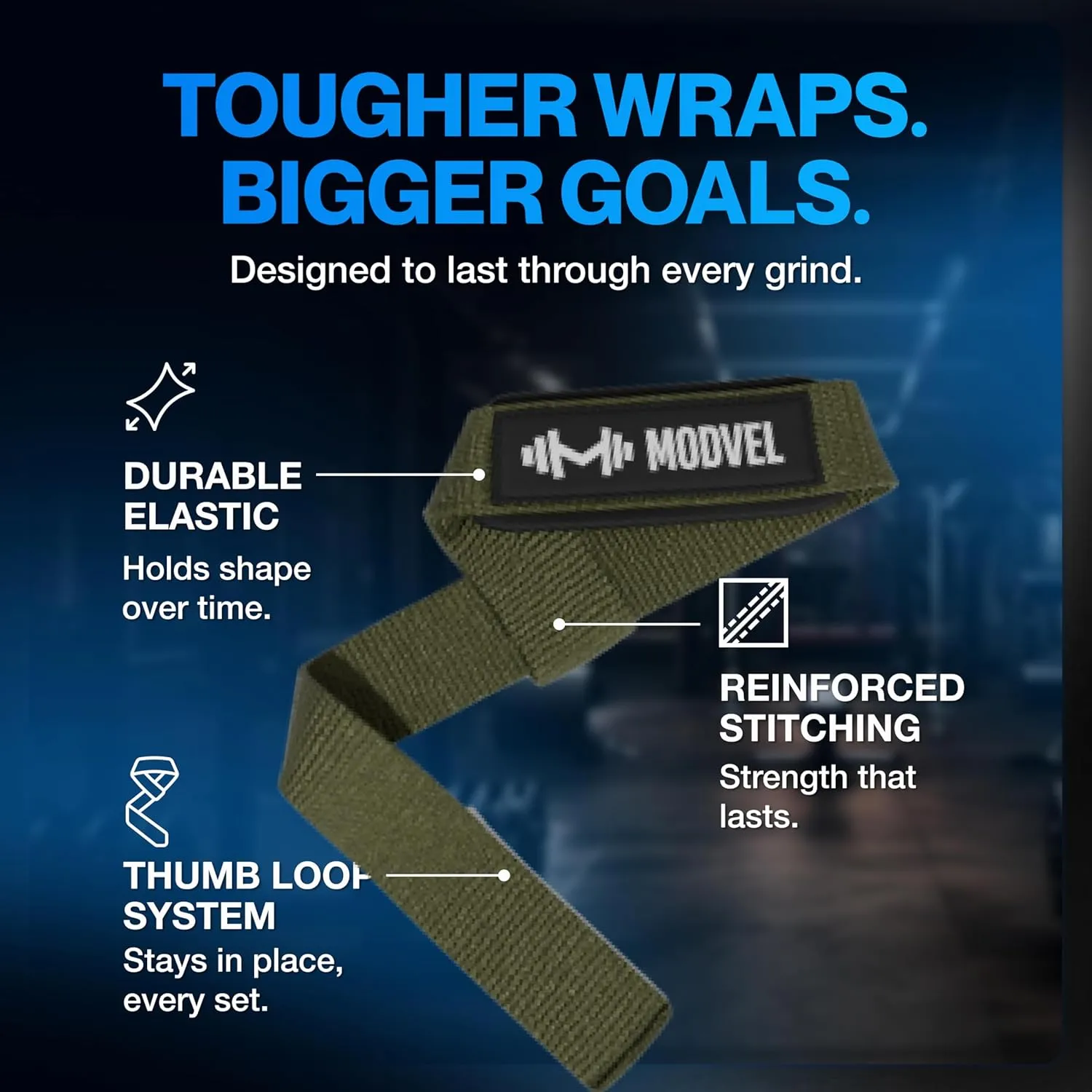 MODVEL Orthopedic Wrist Brace and Wrist Wraps for Weightlifting - Adjustable, Lightweight Support for Carpal Tunnel, Arthritis, Tendinitis, Bodybuilding, Strength Training, and Injury Relief Thin R Green