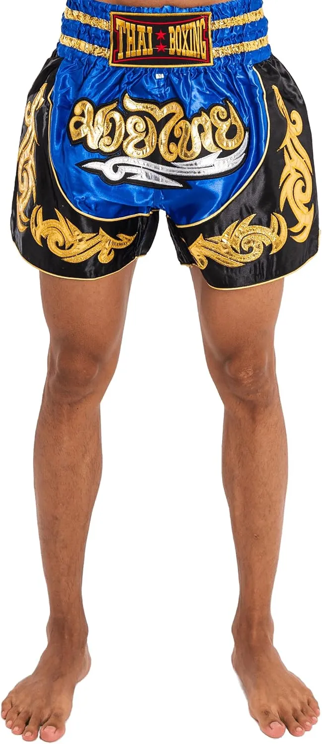 Muay Thai Shorts for Men Women Slim Cut MMA Boxing Shorts Training Kickboxing Clothing Martial Arts Trunks