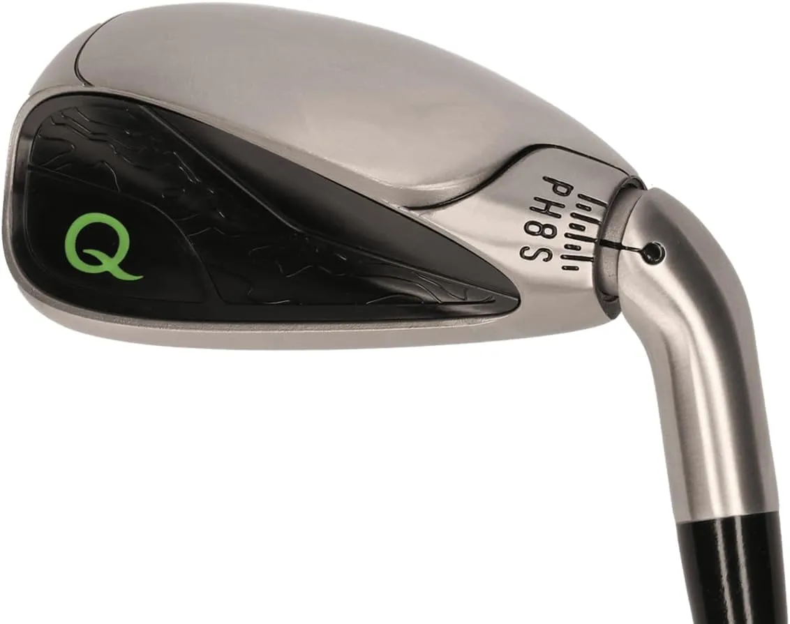 Q Gen 2 Adjustable Golf Club - Durable 2-Part Travel shaft - 8 Settings from 4 Putter to 60 Lob Wedge - Men & Women (Right-Handed)
