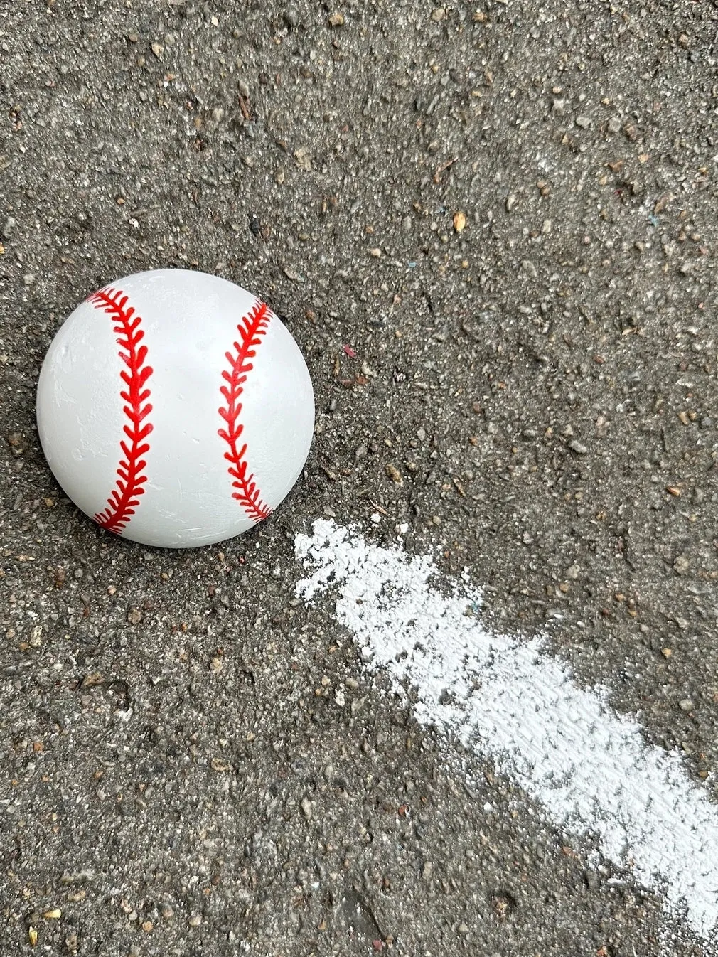 Quinn's Baseball Handmade Sidewalk Chalk