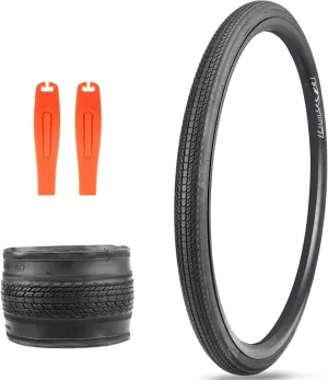 ZUKKA 700C Bike Tires 70028C/32C/ 35CRoad Bike Tire with 2 Tire Levers Folding Bicycle Tire for Road Bike, Hybrid Bike